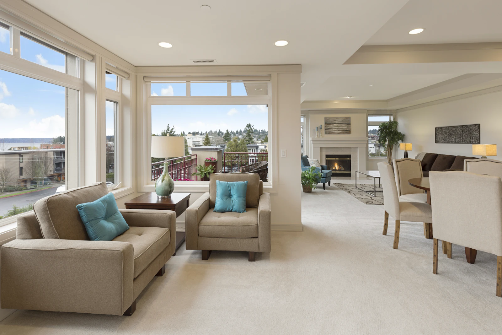 Restful layers interior design editorial image