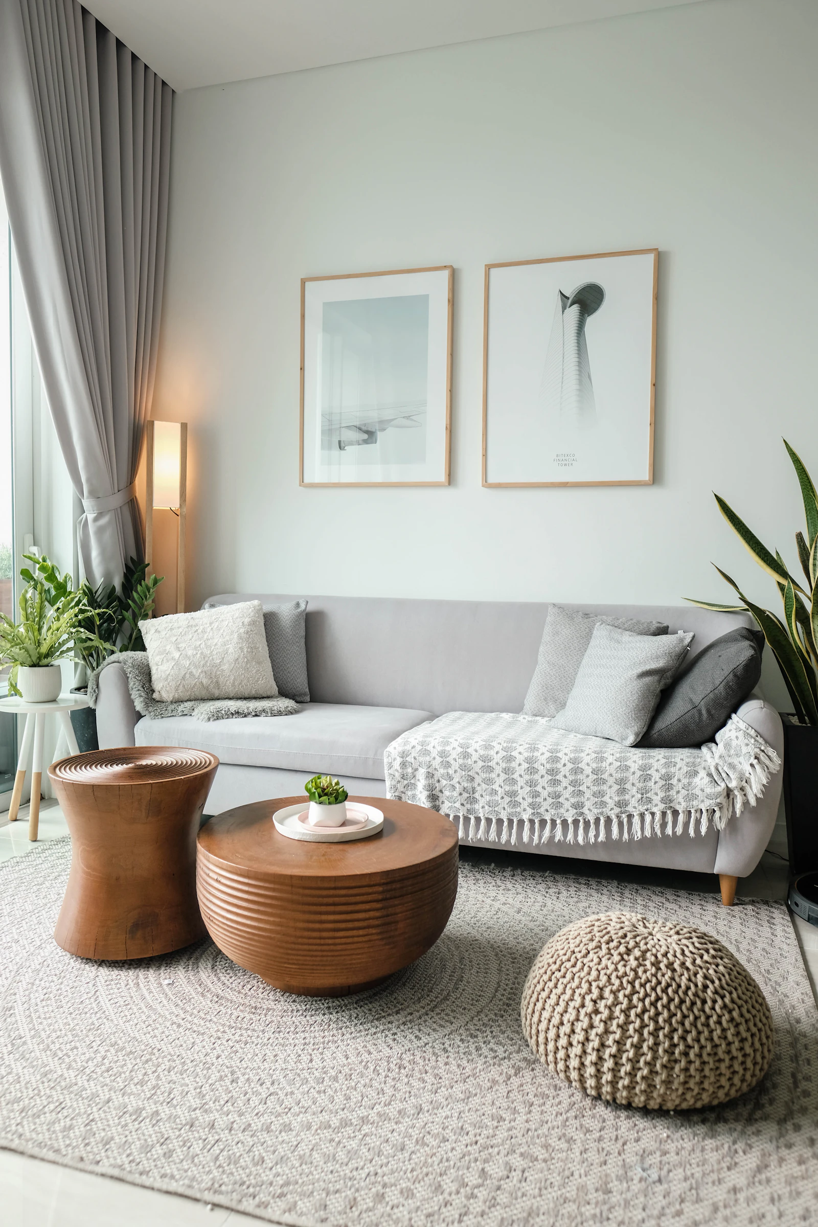 Layered warmth interior design editorial image